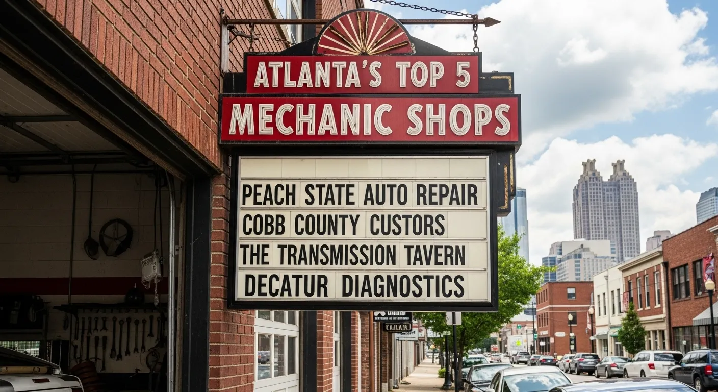 Atlanta’s Top 5 Mechanic Shops