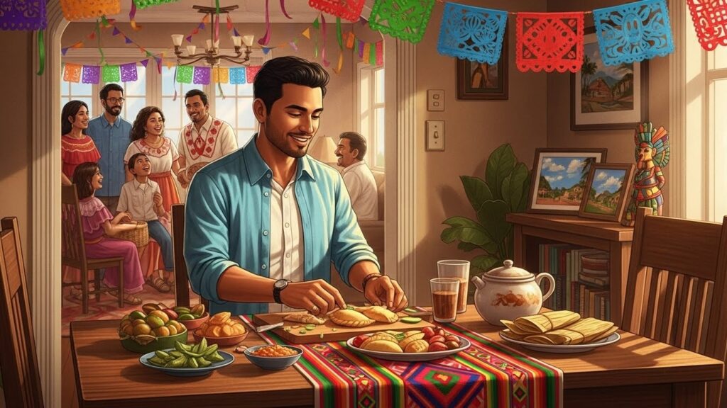 Cómo adaptarse culturalmente en Estados Unidos como latino - Latino celebrando tradiciones en Estados Unidos