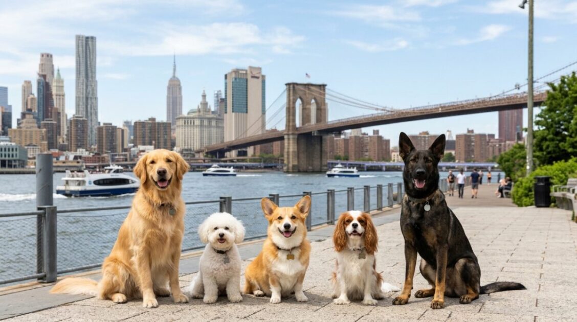 Peluquerías caninas en Nueva York con perros recién arreglados