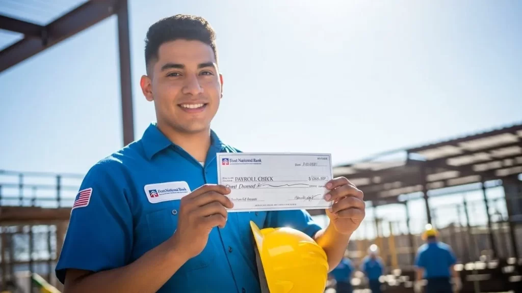 Beneficiario de Parole trabajando legalmente y contribuyendo a la economía en USA.