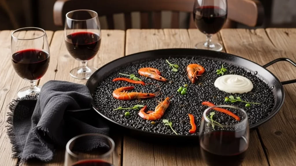 Arroz negro tradicional de Barcelona 