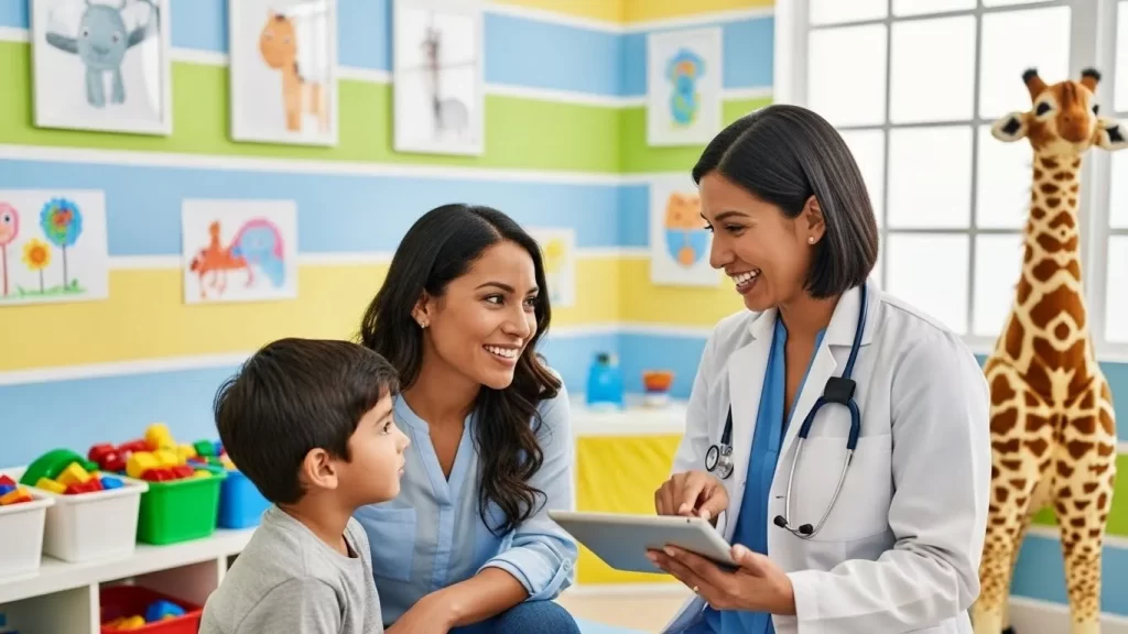 Atención médica pediátrica preventiva para familias inmigrantes en Estados Unidos.