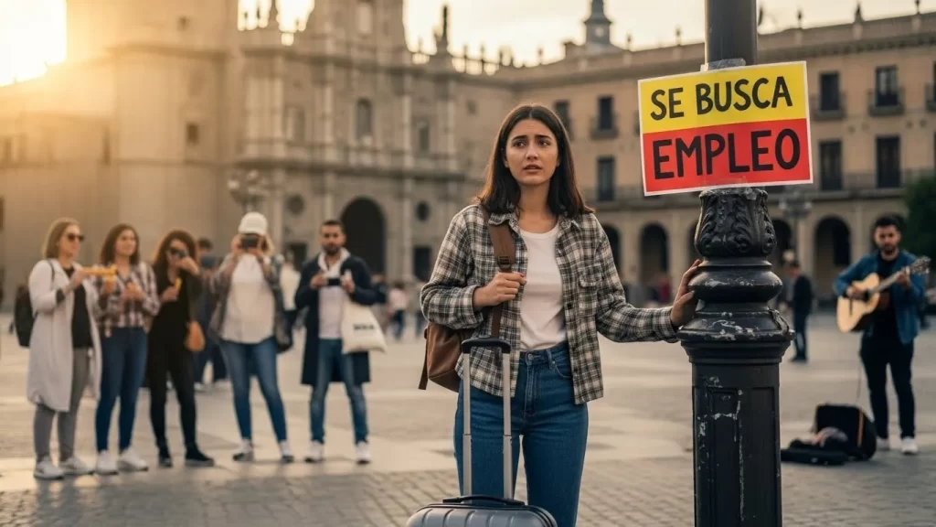 Auxiliar de enfermería latina trabajando en el sector salud en España,