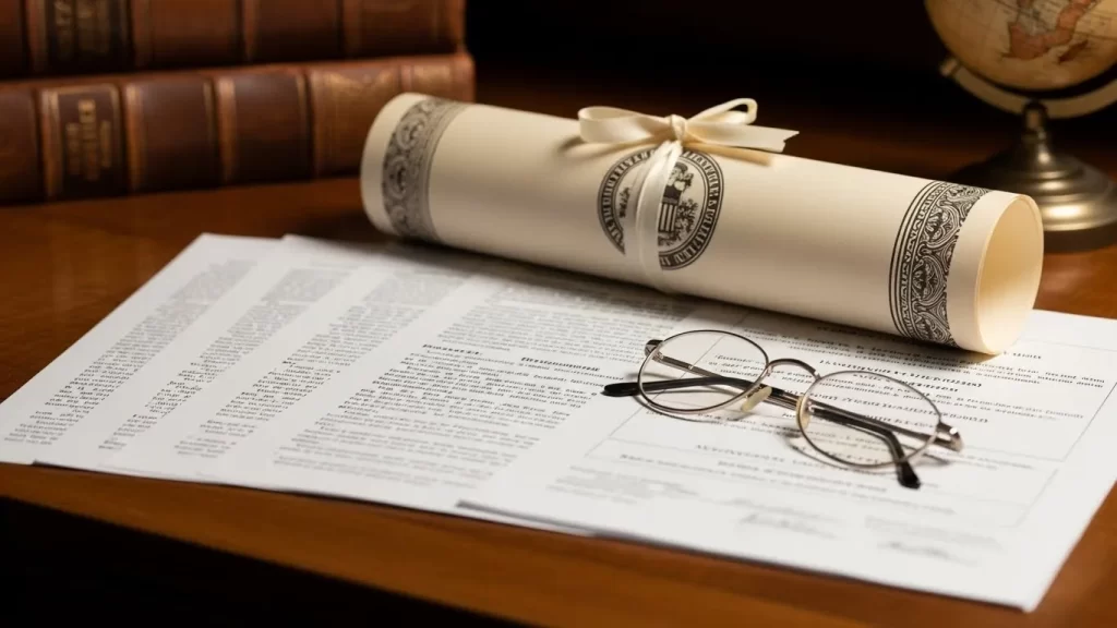 Títulos universitarios y notas certificadas para homologación.