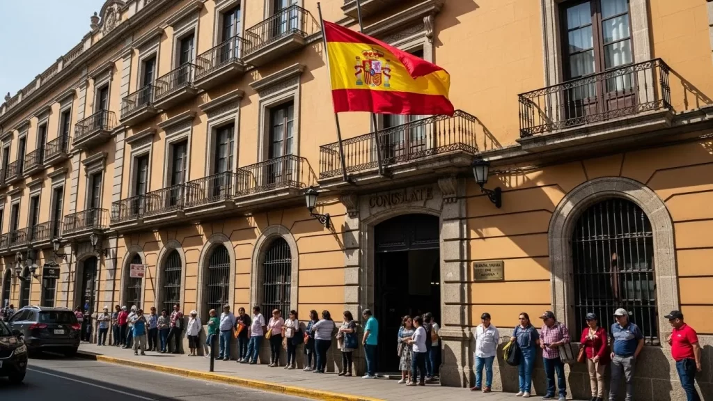 Trámites consulares para la Ley de Memoria Democrática 2026.