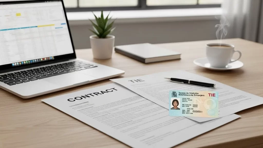 Documentos necesarios para el nómada digital en España.