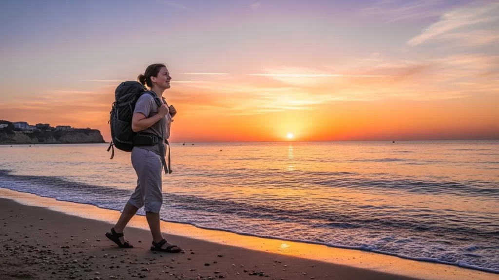 Estilo de vida de un nómada digital en España.