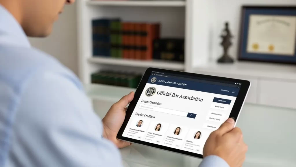 Verificación de licencias de abogados de inmigración.