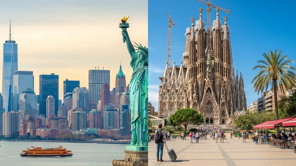Comparativa entre Estados Unidos y España para emigrar en 2026