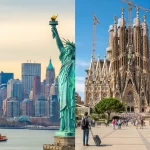 Comparativa entre Estados Unidos y España para emigrar en 2026