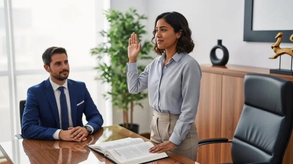 Jura de nacionalidad española ante notario.