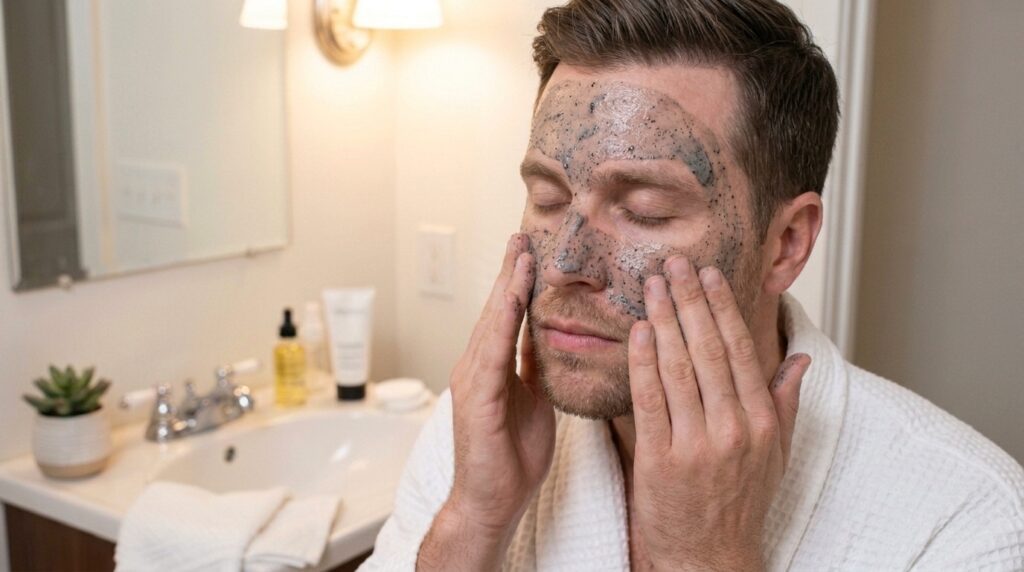 Limpieza facial profunda para eliminar partículas contaminantes acumuladas durante el día.