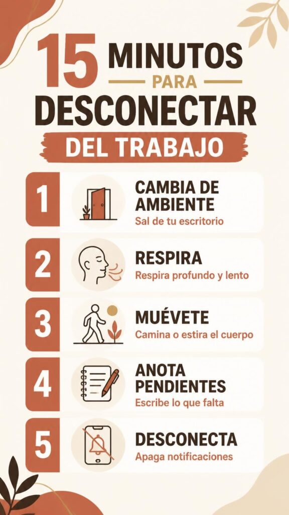 rutina de relajacion despues del trabajo