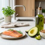 Alimentos clave de las dietas recomendadas para mejorar la vitalidad masculina.