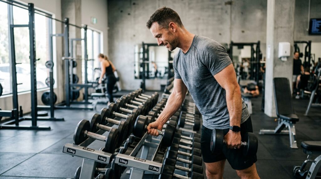 entrenamiento con pesas o ejercicios multiarticulares