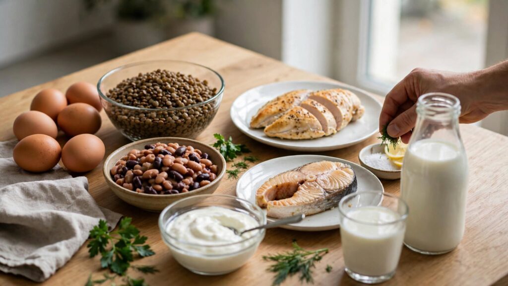 Alimentos ricos en proteína para ganar músculo