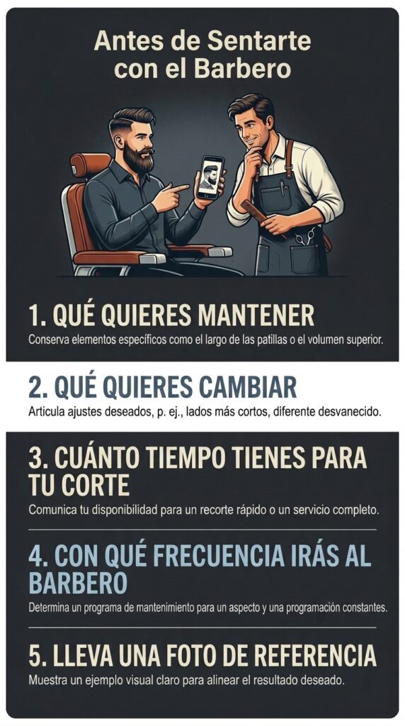Consejos para explicar al barbero el corte de cabello que quieres
