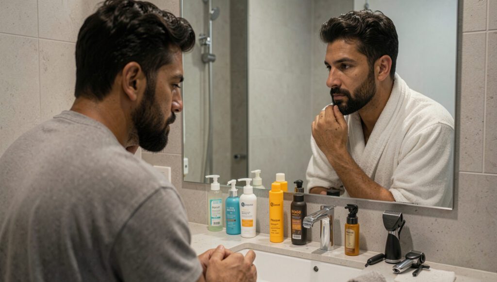 Productos básicos para el cuidado personal masculino