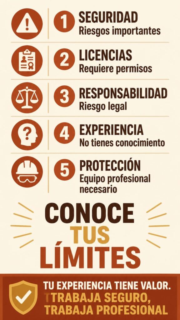 Uso responsable de herramientas en un proyecto de bricolaje