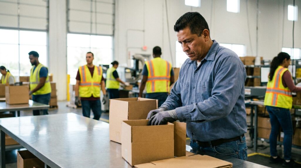 Hombre latino comenzando una nueva etapa laboral en Estados Unidos